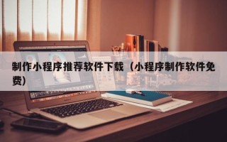 东至制作小程序推荐软件下载（小程序制作软件免费）