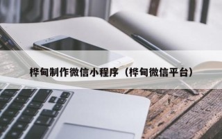 东至桦甸制作微信小程序（桦甸微信平台）